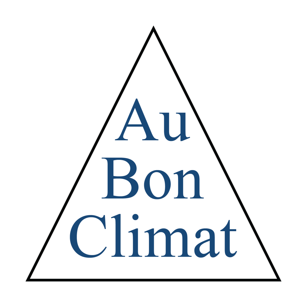 Au Bon Climat Logo - Au Bon Climat Triangle - Blue