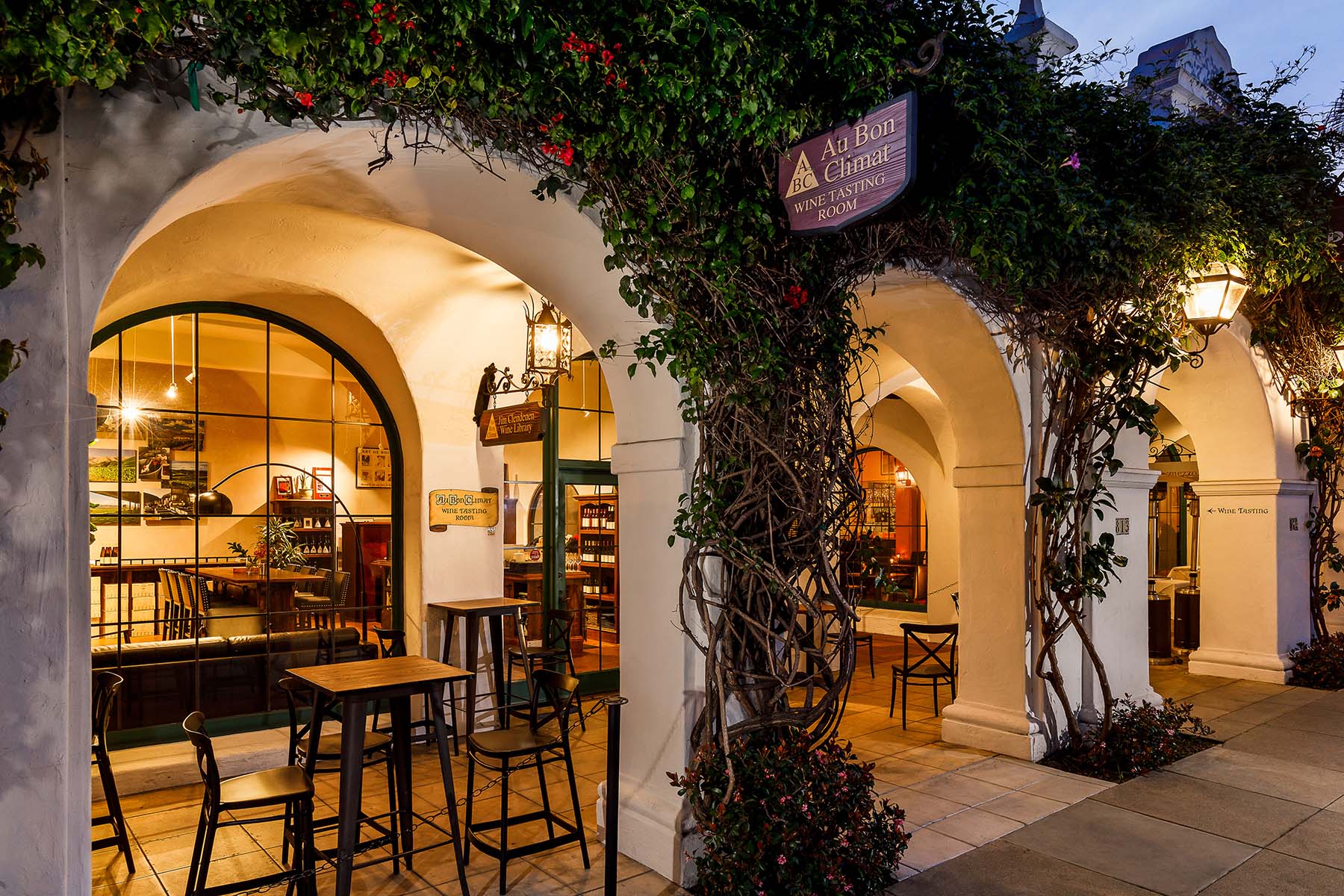 The Santa Barbara Wine Tasting Room for Au Bon Climat and Clendenen Family Vineyards