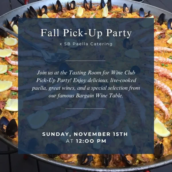 Fall Pick-up party information for fall 2026.